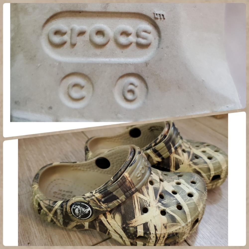 Child size 6 crocs